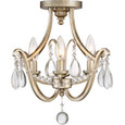 Quoizel Lighting REG1716 Traditional 4 Light semi flush vintage