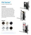 Schlage PM026 Grade 1 Exit Lock with Cylinder Mortise Lock - Selena Lever