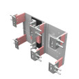 Milbank K4793 K4793–K4796 CT Mounting Rack - Non-EUSERC, 10kA Interrupting Capacity
