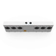 Milbank 4 Terminal Ringless Large Closing Plate 6 Position Meter Socket, 200 Ampere