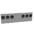 Milbank 4 Terminal Ringless Large Closing Plate 6 Position Meter Socket, 200 Ampere