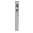 Milbank U1783-O-KK 4 Terminal Ringless Meter Socket Plain Top Horn Bypass 2 Position Single Pedestal Direct Bury