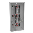 Milbank U2853-X 4 Terminal Ringless Meter Socket Large Closing Plate 3 Position 3-125 Ampere Main Breaker Provision