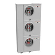 Milbank U2853-X 4 Terminal Ringless Meter Socket Large Closing Plate 3 Position 3-125 Ampere Main Breaker Provision