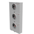 Milbank U2853-X 4 Terminal Ringless Meter Socket Large Closing Plate 3 Position 3-125 Ampere Main Breaker Provision