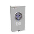 Milbank U4496-XL-WC 8 Terminal Ringless Meter Socket, Lever Bypass With Cover Test Switch Prewired