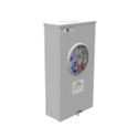 Milbank U4496-XL-WC 8 Terminal Ringless Meter Socket, Lever Bypass With Cover Test Switch Prewired