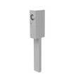 Milbank U5702 4 Terminal Ringless Meter Socket - Plain Top Lever Bypass, Double Pedestal Direct Bury