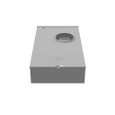 Milbank U3885-X-BLG 5 Terminal Ringless Large Closing Plate Lever Bypass with 7/8" Barrel Lock Provision