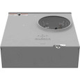 Milbank U3599-O-KK-BLG 5 Terminal Ringless Meter Socket Plain Top Horn Bypass with 7/8" Barrel Lock Provision