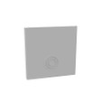 Milbank GE Wireway End Type 1 Screw Cover ANSI 61 Gray Steel