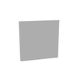 Milbank GE Wireway End Type 1 Screw Cover ANSI 61 Gray Steel