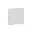 Milbank GE Wireway End Type 1 Screw Cover ANSI 61 Gray Steel