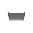Milbank GE Wireway End Type 1 Screw Cover ANSI 61 Gray Steel