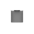 Milbank GE Wireway End Type 1 Screw Cover ANSI 61 Gray Steel