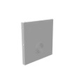 Milbank GE Wireway End Type 1 Screw Cover ANSI 61 Gray Steel