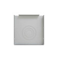 Milbank GE Wireway End Type 1 Screw Cover ANSI 61 Gray Steel