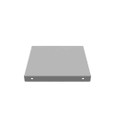 Milbank GE Wireway End Type 1 Screw Cover ANSI 61 Gray Steel