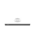 Milbank GE Wireway End Type 1 Screw Cover ANSI 61 Gray Steel