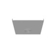 Milbank GE Wireway End Type 1 Screw Cover ANSI 61 Gray Steel