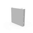 Milbank GE Wireway End Type 1 Screw Cover ANSI 61 Gray Steel