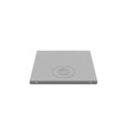 Milbank GE Wireway End Type 1 Screw Cover ANSI 61 Gray Steel