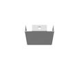 Milbank GE Wireway End Type 1 Screw Cover ANSI 61 Gray Steel