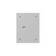 Milbank 6-Inch Width Steel Screw Cover Type 1 With Teardrop Slots Mounting Holes In Back