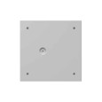 Milbank 6-Inch Width Steel Screw Cover Type 1 With Teardrop Slots Mounting Holes In Back