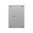 Milbank 6-Inch Width Steel Screw Cover Type 1 With Teardrop Slots Mounting Holes In Back
