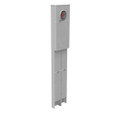 Milbank U5706 4 Terminal Ringless Meter Socket - Plain Top Horn Bypass, 200A Main Breaker, Single Pedestal Pad Mount Direct Bury