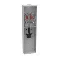 Milbank U5842-RL Ringless Meter Main 4 Terminal, 100–200 Amp, Small Hub, Outdoor Service