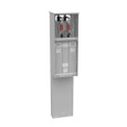 Milbank U3730-O 4 Terminal Ringless Meter Socket Plain Top 1-main Breaker Provision Single Pedestal Direct Bury