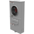 Milbank 22x11x3.75 G90 Galvanized Steel Ringless Meter Socket, 4 Terminal, 100 Amp Main Breaker, Type 3R