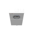 Milbank U5169 4 Terminal Ring Type Meter Socket - Dual Small Closing Plates with Main Breaker & Branch Circuits