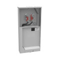 Milbank U5169 4 Terminal Ring Type Meter Socket - Dual Small Closing Plates with Main Breaker & Branch Circuits