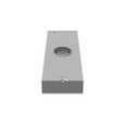 Milbank U3936-R 7 Terminal Ringless Large Hub Open Lever Bypass Tall Shell