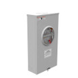 Milbank U4497-XL-WC 13 Terminal Ringless Meter Socket, Small Closing Plate Lever Bypass With Cover Test Switch Prewired