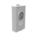 Milbank U4497-XL-WC 13 Terminal Ringless Meter Socket, Small Closing Plate Lever Bypass With Cover Test Switch Prewired