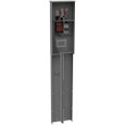 Milbank U5707-O-200S 4 Terminal Ring Type Plain Top 1-200 Ampere Main Breaker Single Pedestal Direct Bury Wired Temp To Final