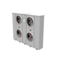 Milbank U2854-X 4-5 Terminal Ringless Meter Socket Large Closing Plate 4 Position 4-125 Ampere Main Breaker Provision