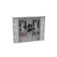 Milbank U2854-X 4-5 Terminal Ringless Meter Socket Large Closing Plate 4 Position 4-125 Ampere Main Breaker Provision