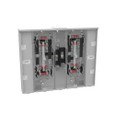 Milbank U2854-X 4-5 Terminal Ringless Meter Socket Large Closing Plate 4 Position 4-125 Ampere Main Breaker Provision