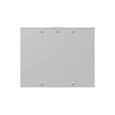Milbank U2854-X 4-5 Terminal Ringless Meter Socket Large Closing Plate 4 Position 4-125 Ampere Main Breaker Provision
