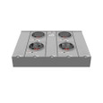 Milbank U2854-X 4-5 Terminal Ringless Meter Socket Large Closing Plate 4 Position 4-125 Ampere Main Breaker Provision