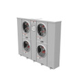 Milbank U2854-X 4-5 Terminal Ringless Meter Socket Large Closing Plate 4 Position 4-125 Ampere Main Breaker Provision
