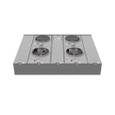 Milbank U2854-X 4-5 Terminal Ringless Meter Socket Large Closing Plate 4 Position 4-125 Ampere Main Breaker Provision