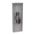 Milbank 4 Terminal Ringless Meter Socket Large Closing Plate Lever Bypass Narrow Shell, 1 Position, 320 Ampere