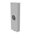 Milbank 4 Terminal Ringless Meter Socket Large Closing Plate Lever Bypass Narrow Shell, 1 Position, 320 Ampere