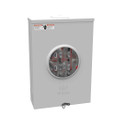 Milbank U1854-XL-QG-BLG-LIS 7 Terminal Ringless Meter Socket Small Closing Plate Quadplex Ground Lever Bypass with 7/8" Barrel Lock Provision LISCO Approved